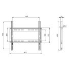 Legamaster fali konzol (VESA 200x200-400x400)